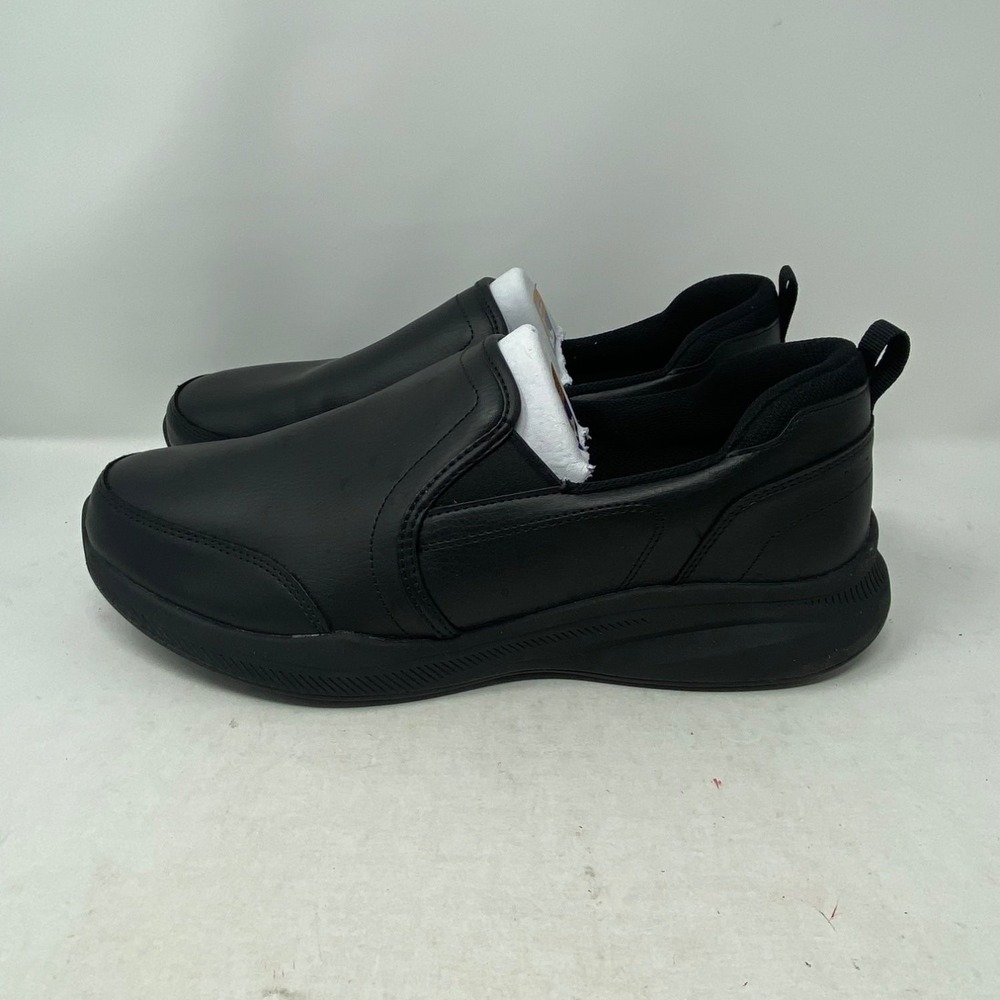 TredSafe MNTR45HG003 Mens 13W Black Work Shoes Slip Resistant Slip-On